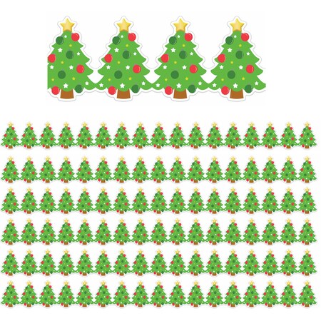 Eureka Christmas Tree Extra Wide Deco Trim, 72PK 846347